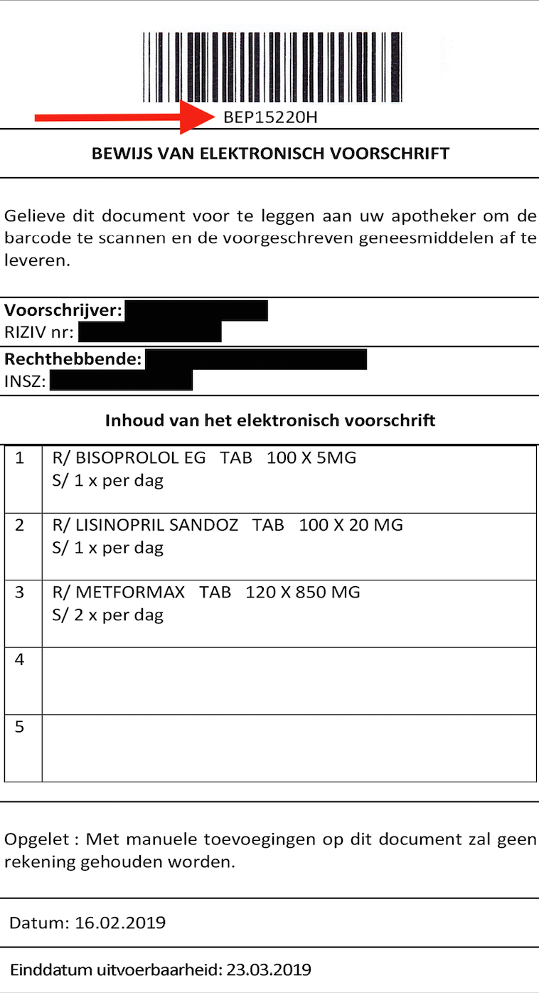 Prescription example